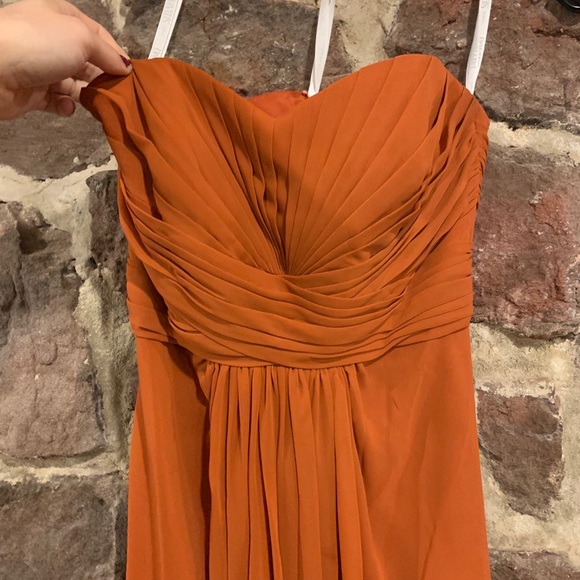 Orange bridesmaid dress - Picture 3 of 4